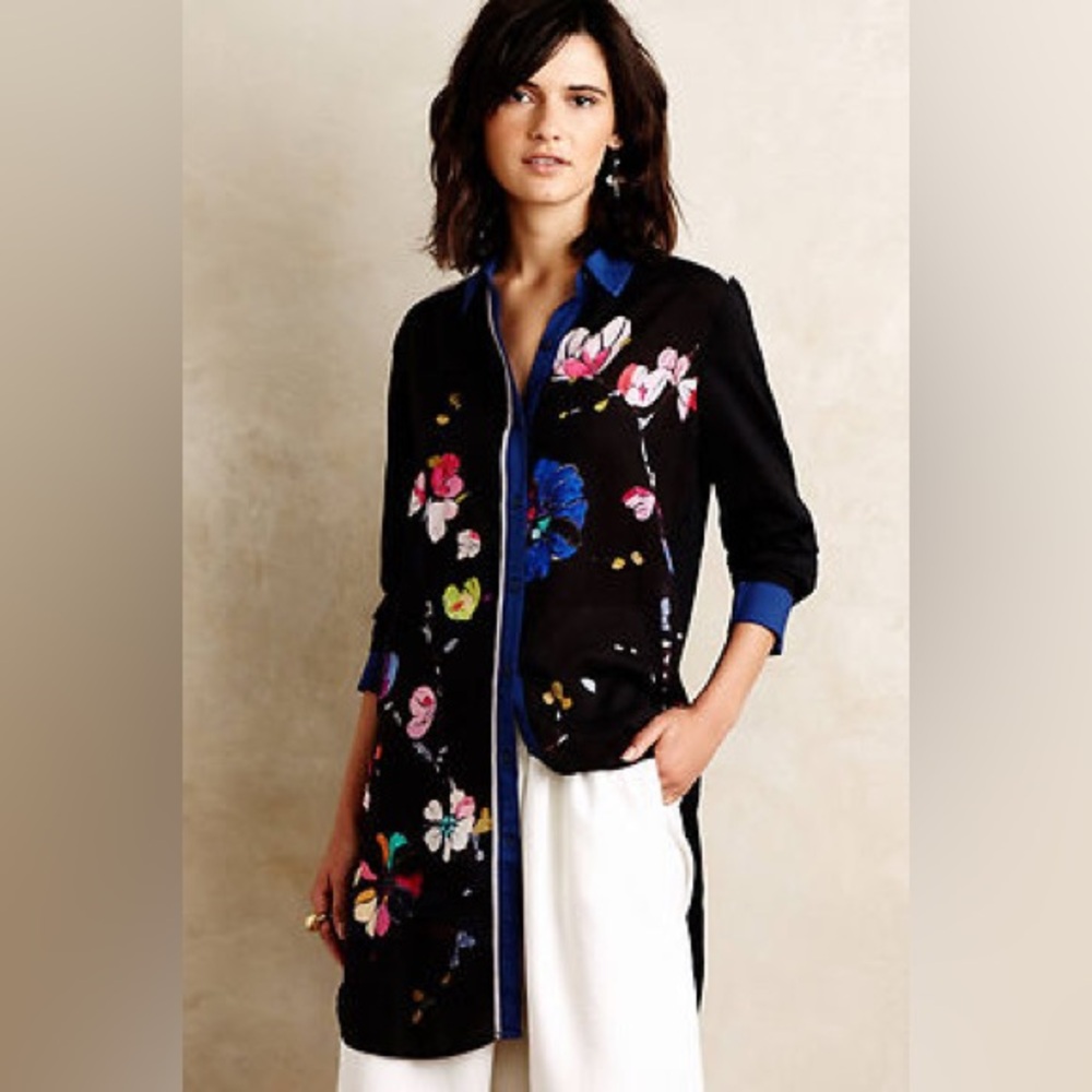 Anthropologie  Bl^nk  London  Impromtu Floral Tunic - Picture 9 of 9